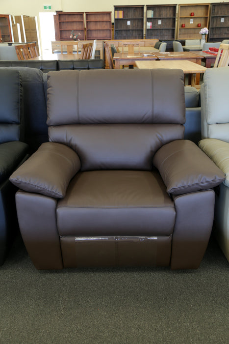 Charlotte Leather Manual Recliner Sofa