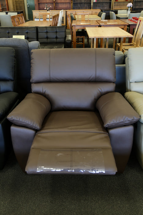 Charlotte Leather Manual Recliner Sofa