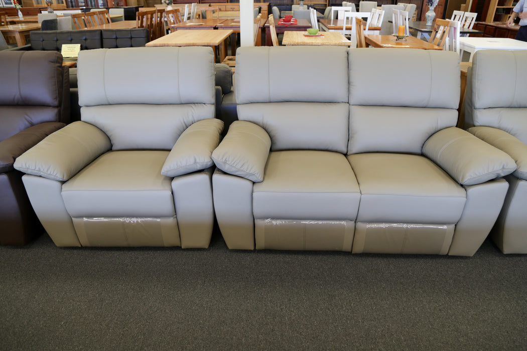 Charlotte Leather Manual Recliner Sofa