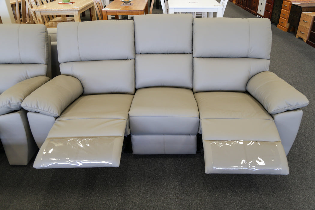 Charlotte Leather Manual Recliner Sofa