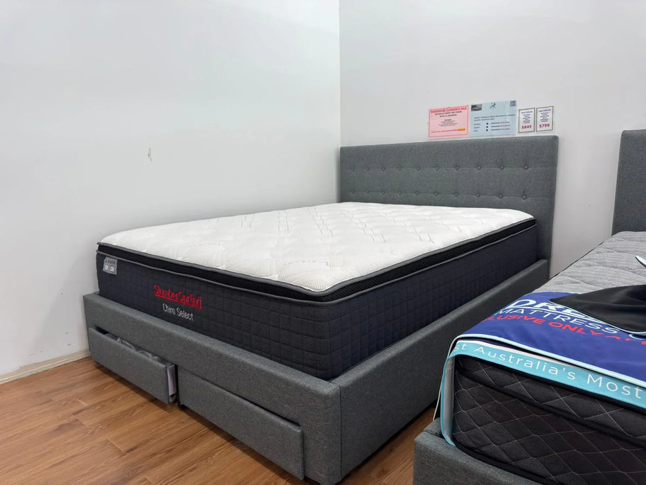 SlumberSpring Chiroselect 3 Zone Mattress with Foam Encasement (Medium Soft)