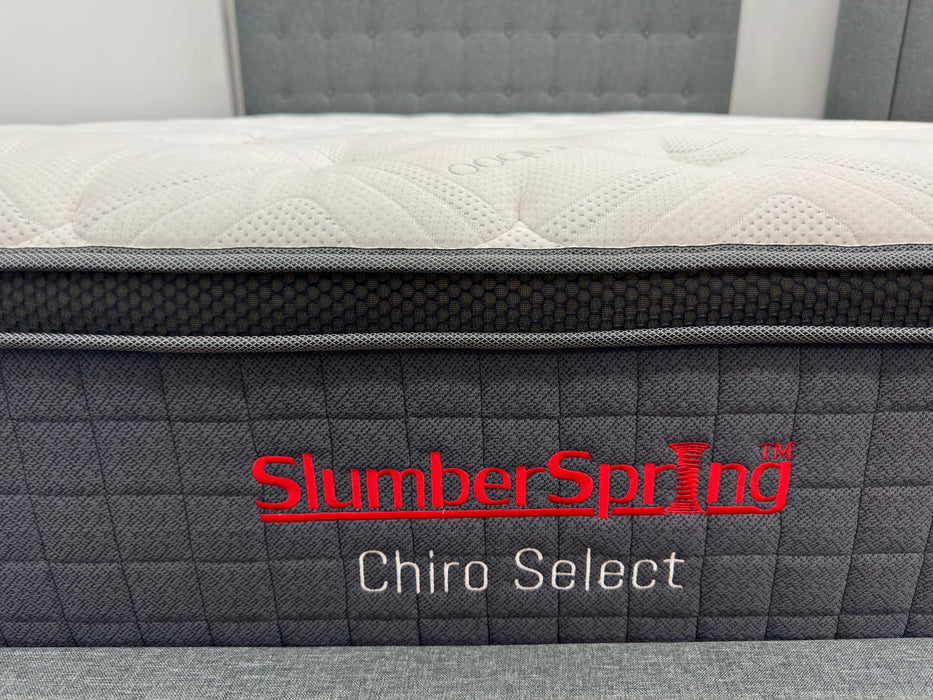SlumberSpring Chiroselect 3 Zone Mattress with Foam Encasement (Medium Soft)