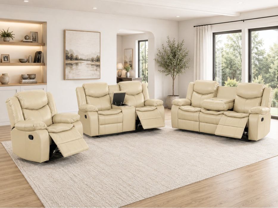 Chloe 3RR+2RR+1R Manual Recliner Sofa Set
