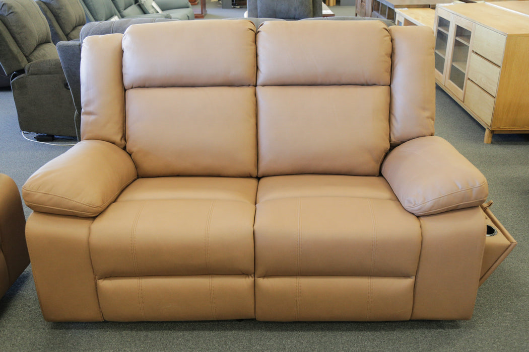 Copper Electric Recliner Sofa
