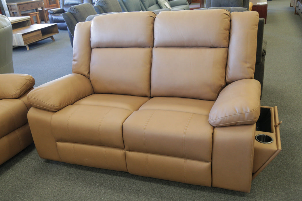Copper Electric Recliner Sofa