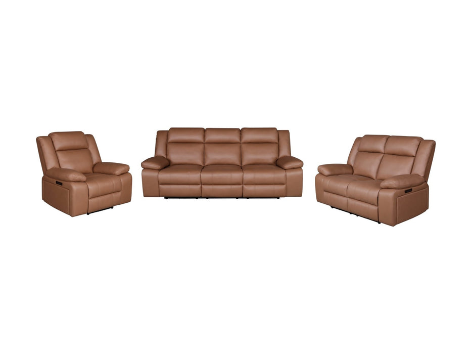 Copper Electric Recliner Sofa