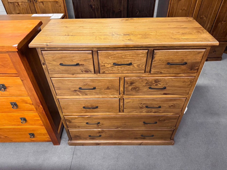 Cross 9 Drw Tall Chest