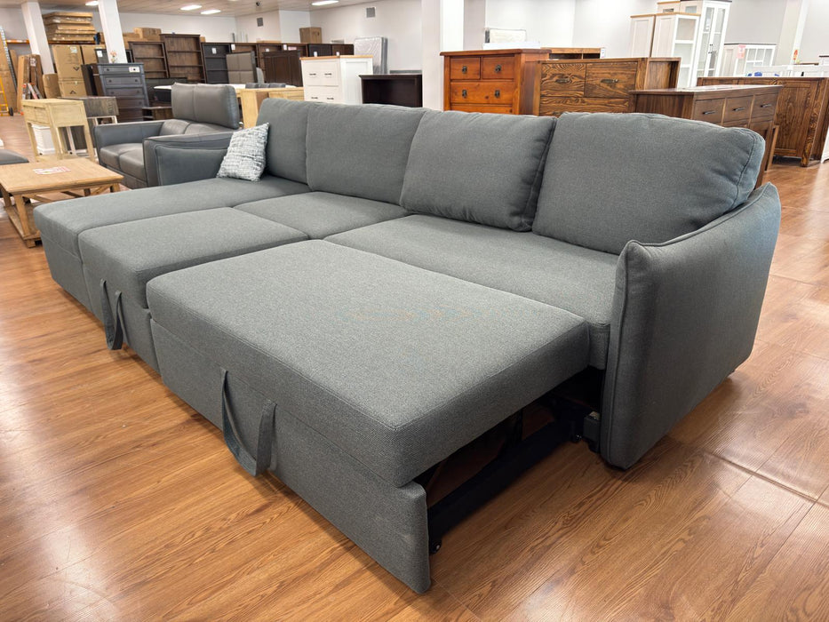 Darcy Fabric Sectional Sofa Bed