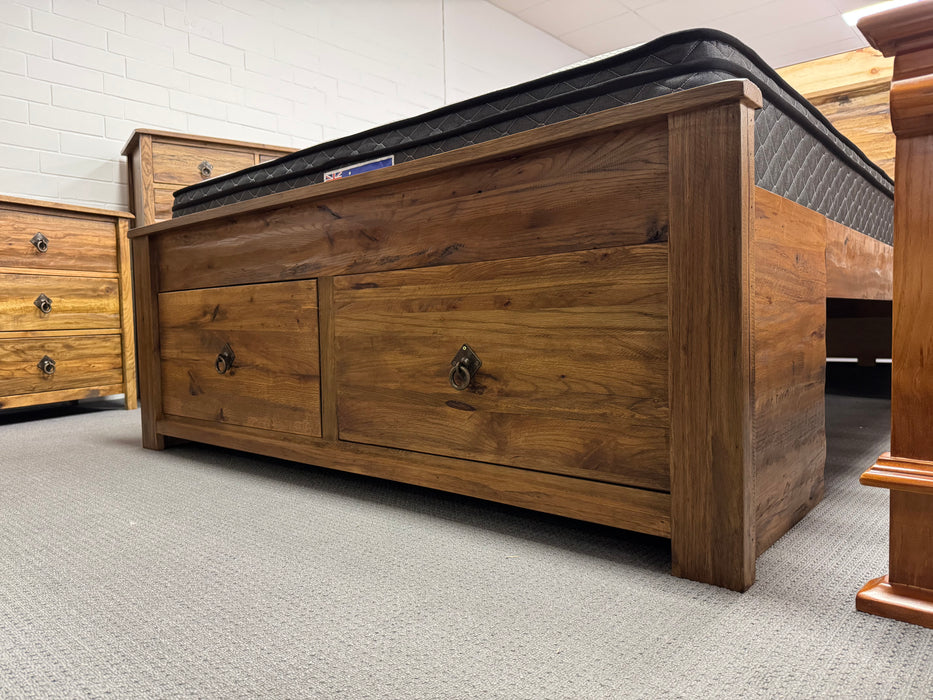 Denmark Queen Bed with 2 Drawers