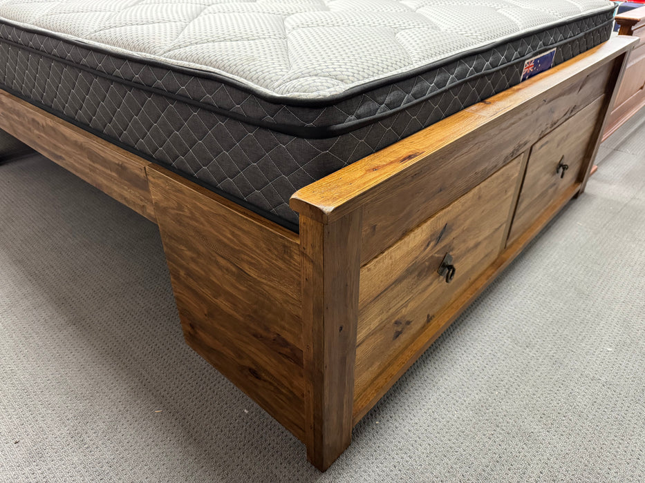 Denmark Queen Bed with 2 Drawers