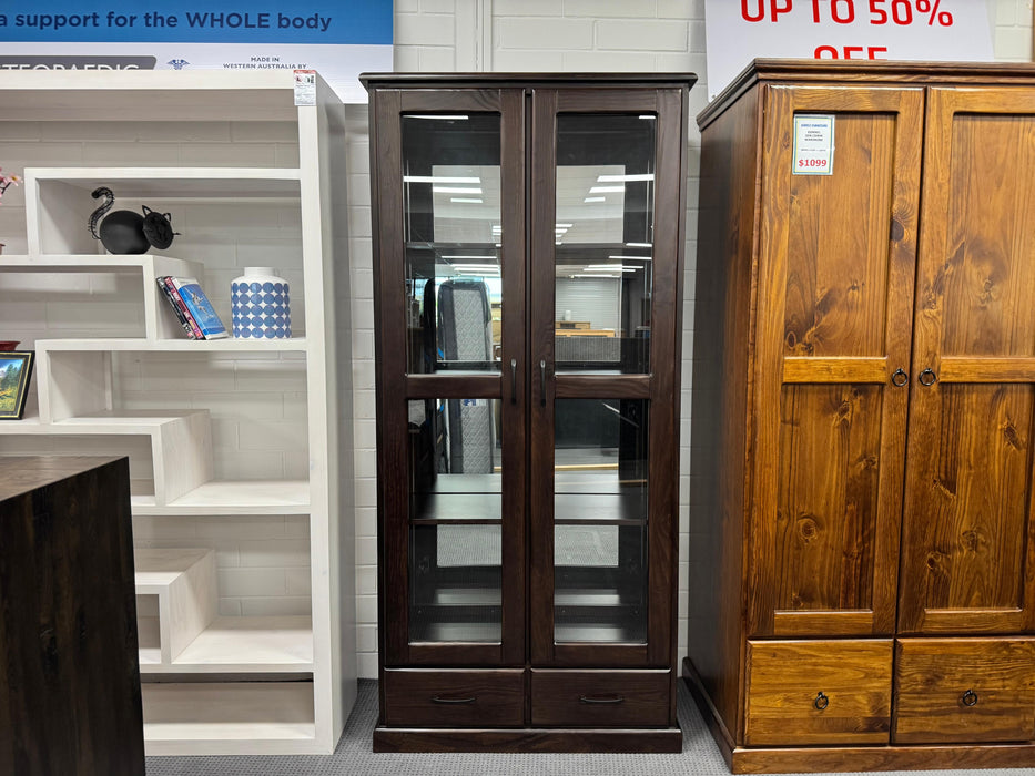 Donnel 2Dr/2Drw Display Cabinet