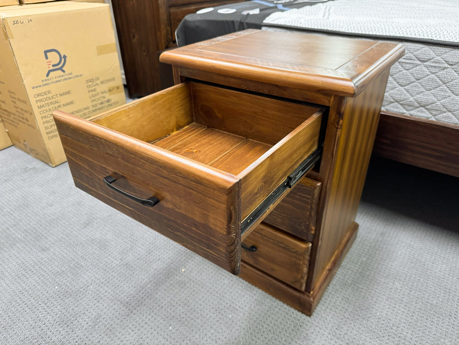Donnel 3 Drw Bedside Table