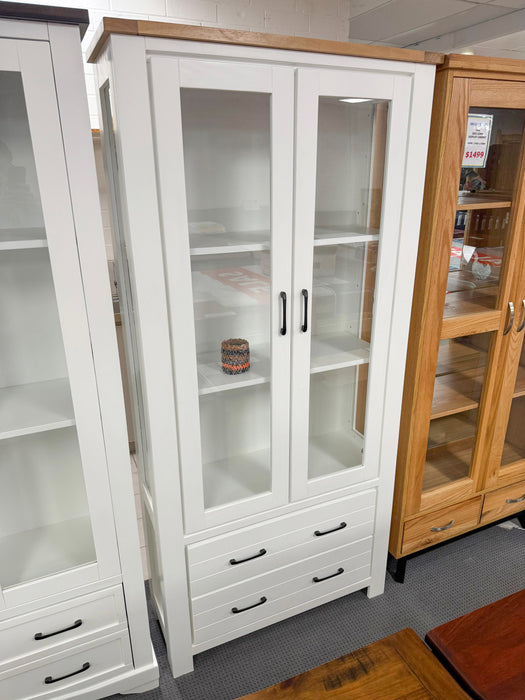Moon 2Dr/2Drw Display Cabinet