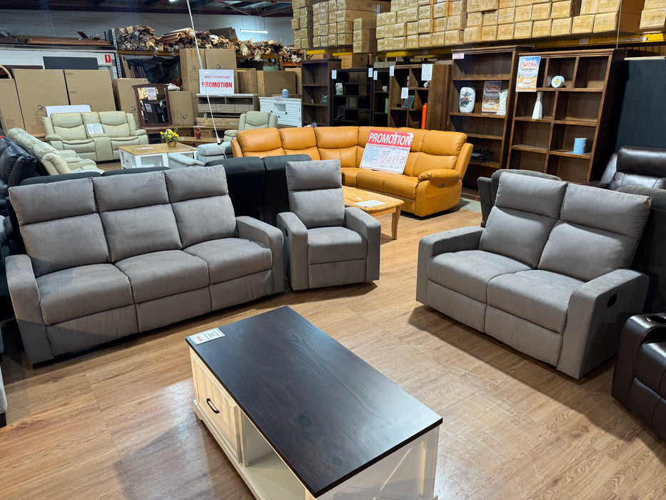 Evan Manual Recliner Sofa
