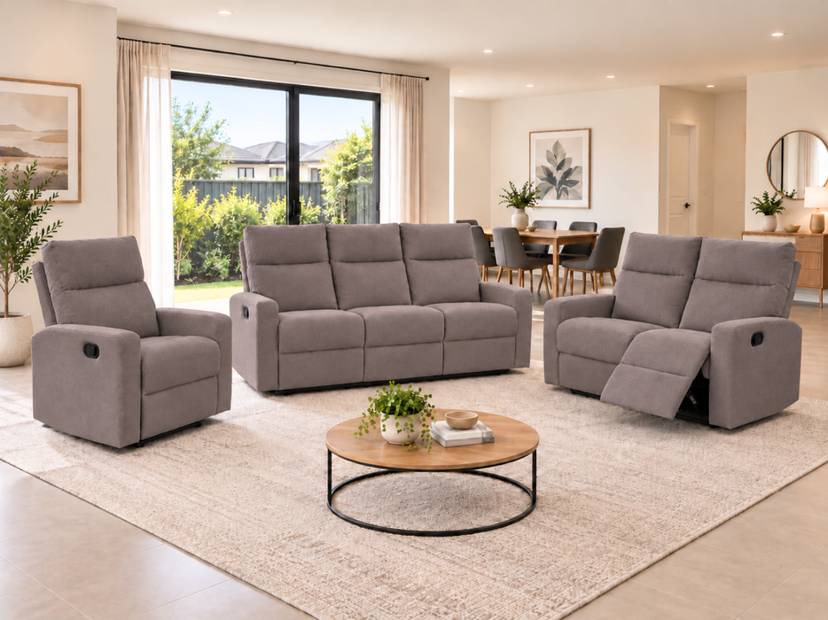 Evan Manual Recliner Sofa