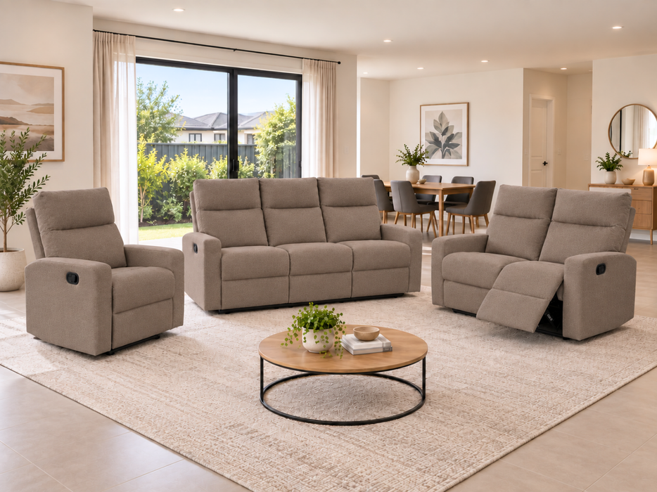 Evan Manual Recliner Sofa