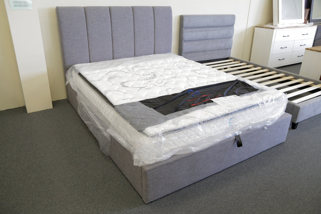 Gary Fabric Queen Bed with Gas Lift
