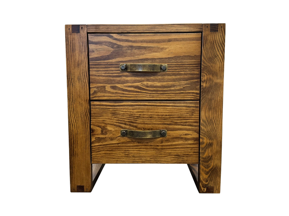 Geelong 2 Drw Bedside Table