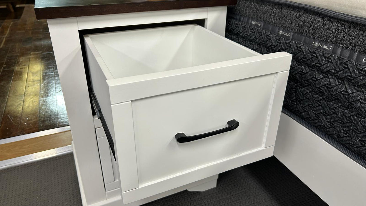 Hamilton 2 Drw Bedside Table