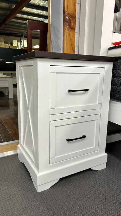 Hamilton 2 Drw Bedside Table