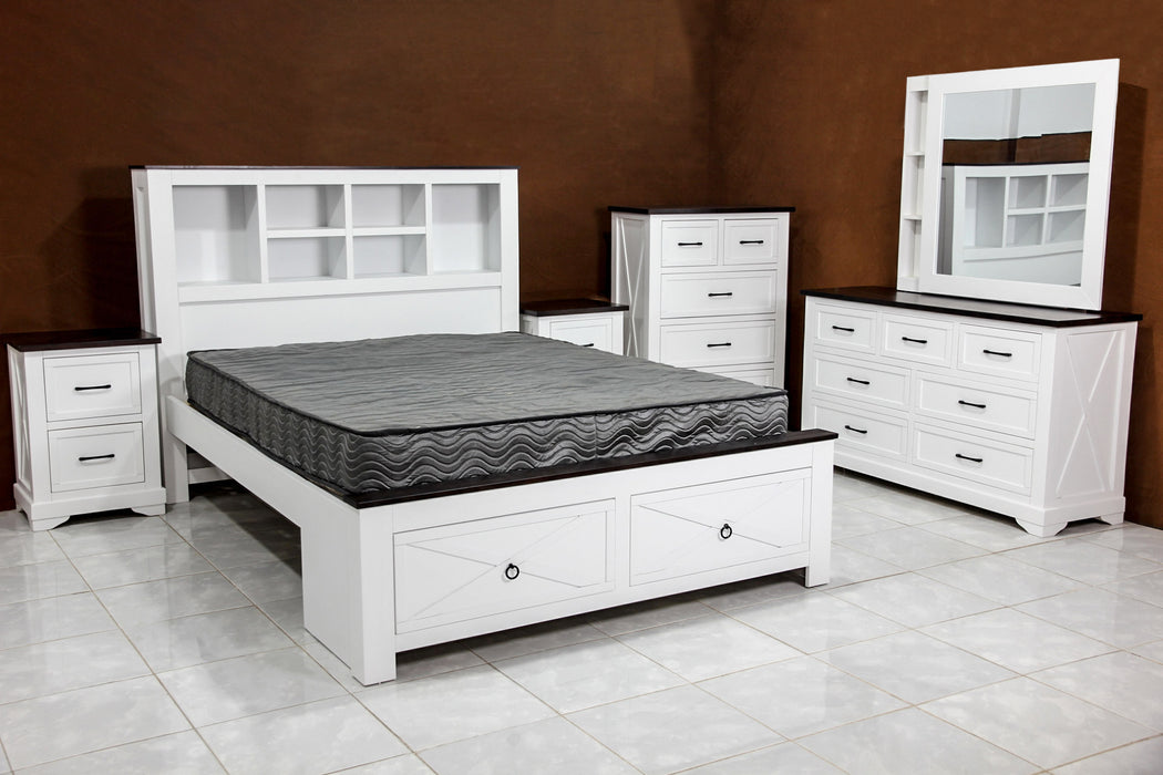 Hamilton Queen Bed with Front Drawer