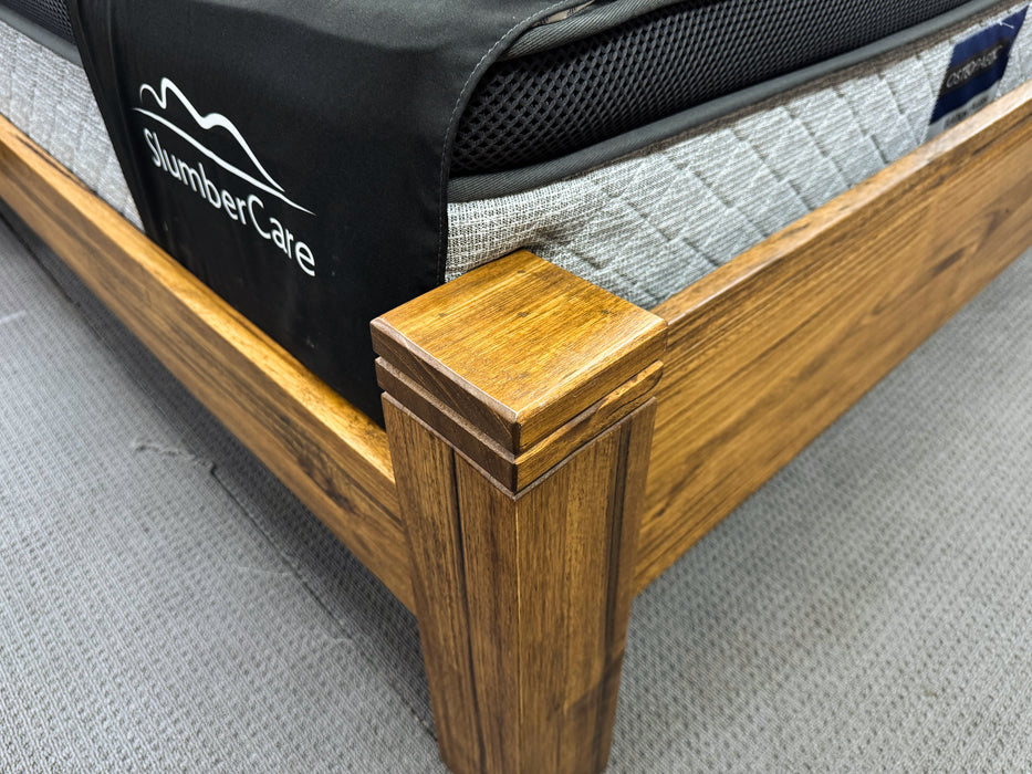 Harvey Queen Bed with Timber Bedhead