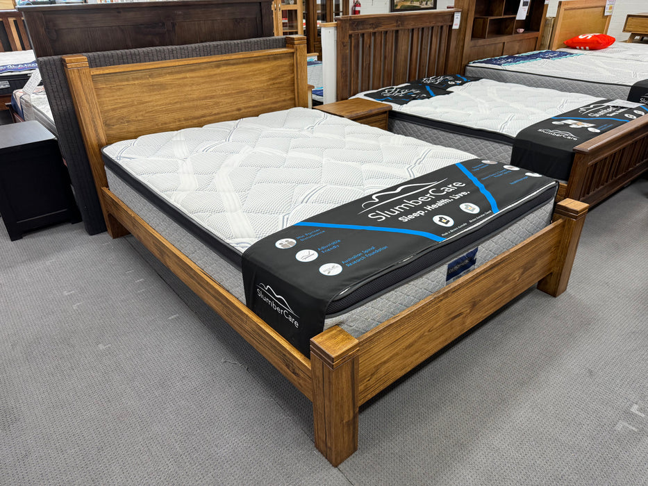 Harvey Queen Bed with Timber Bedhead