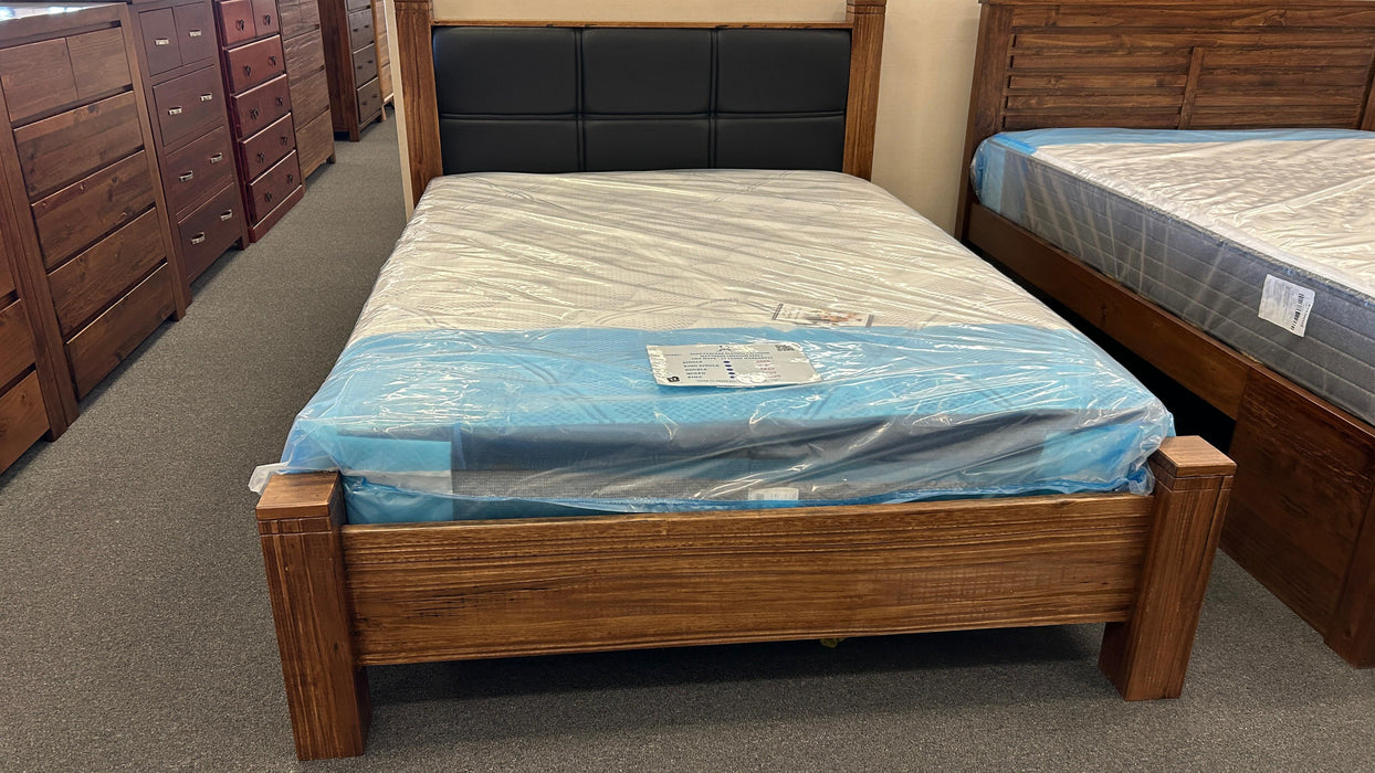 Harvey Queen Bed with PU Bedhead
