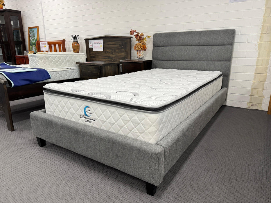 Stuart Fabric King Single Bed