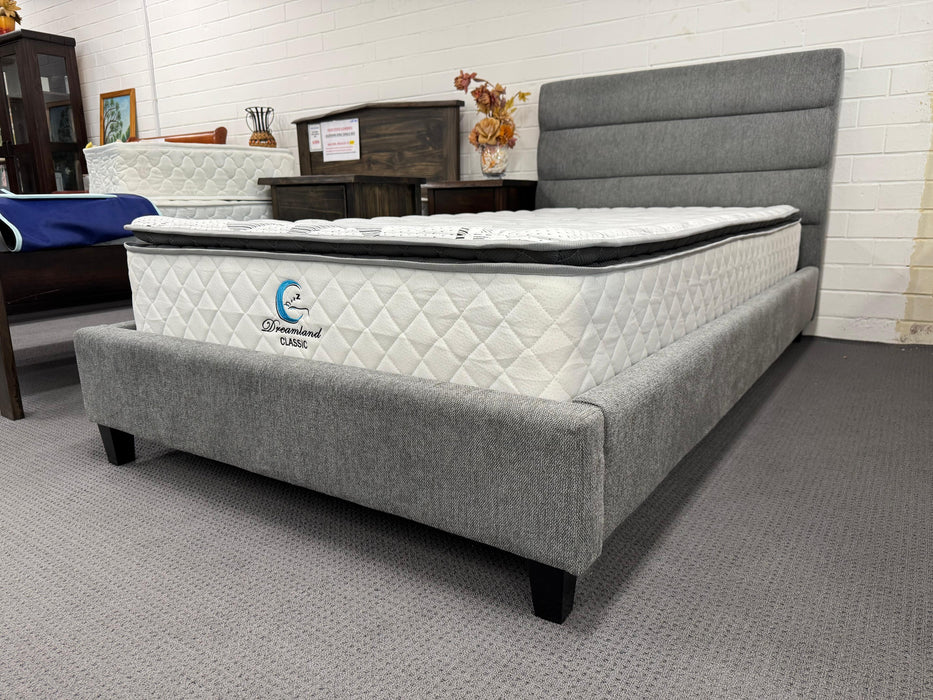 Stuart Fabric King Single Bed