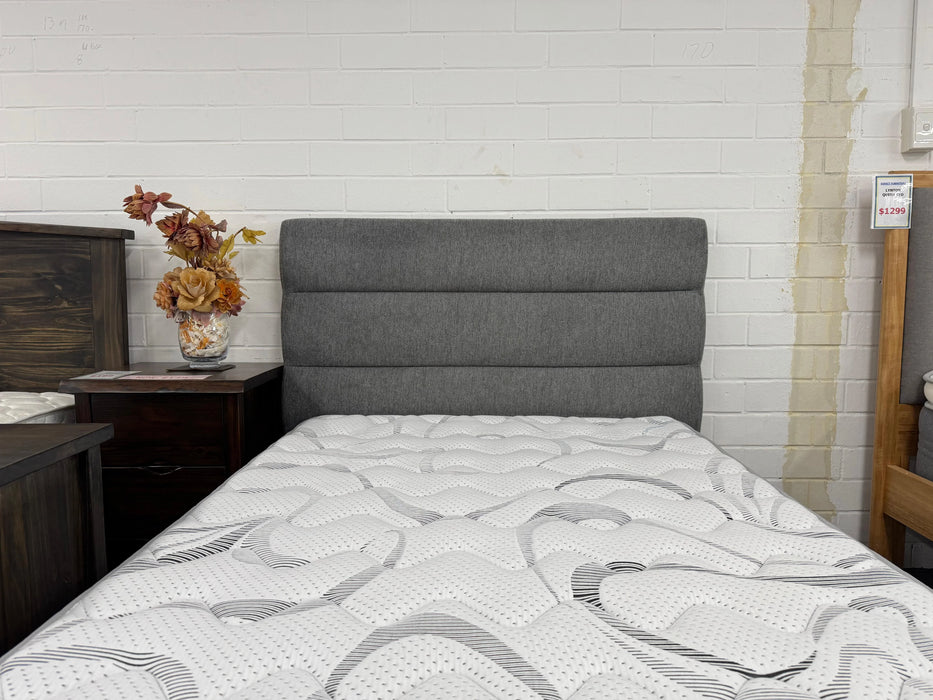 Stuart Fabric King Single Bed