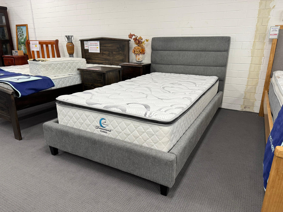 Stuart Fabric King Single Bed