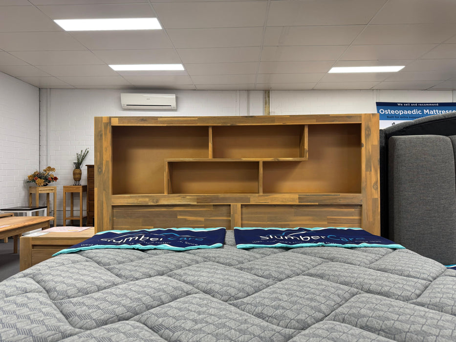 Malaga Queen Bed with 2 Bedend Drawers