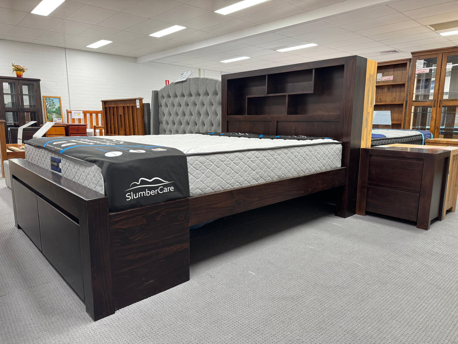 Malaga Double Bed with 2 Bedend Drawers