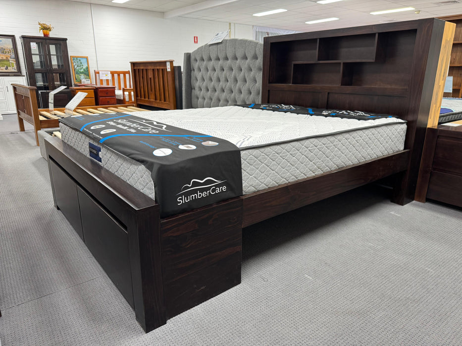 Malaga Double Bed with 2 Bedend Drawers