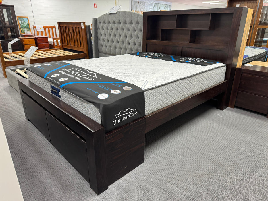 Malaga Double Bed with 2 Bedend Drawers