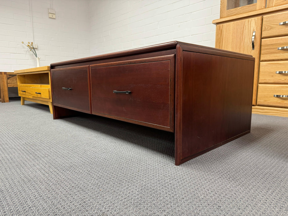 York Jarrah 4 Drw Coffee Table