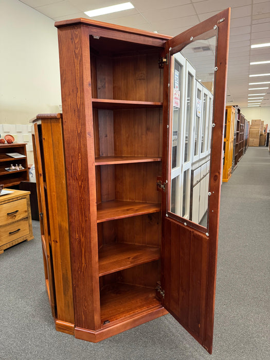 CM Donnelly 1 Door Corner Display Cabinet (#62)