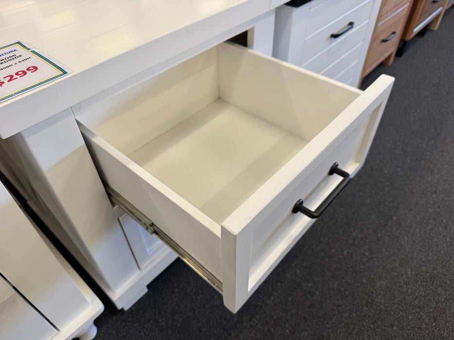 Woodcross 2 Drw Bedside Table