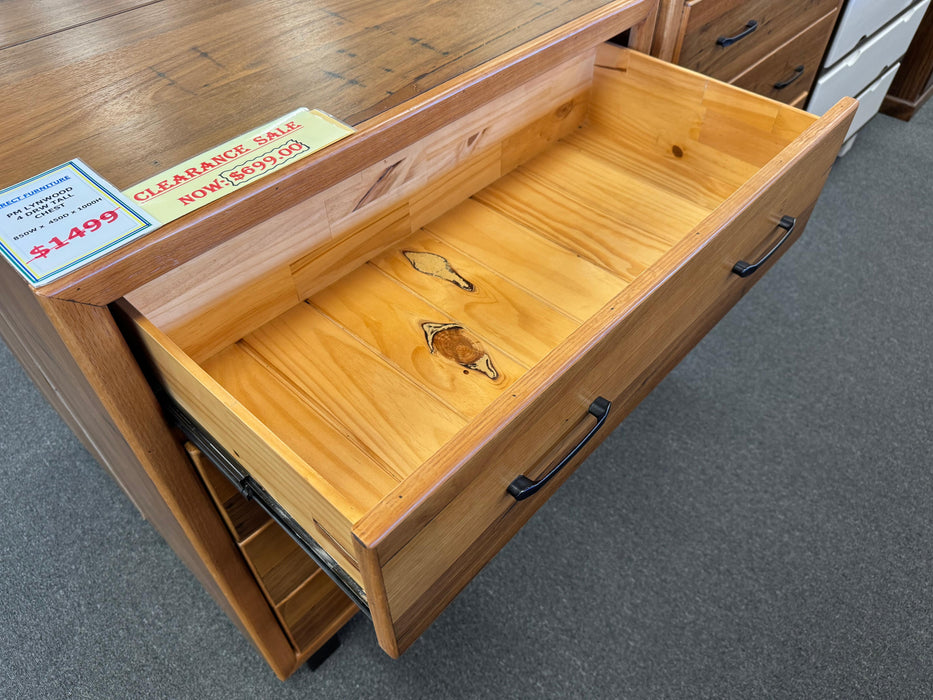 Lynwood Chestnut 4 Drw Tall Chest