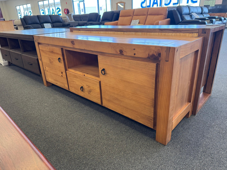 Pine Sydney 2Dr/1Drw TV Unit