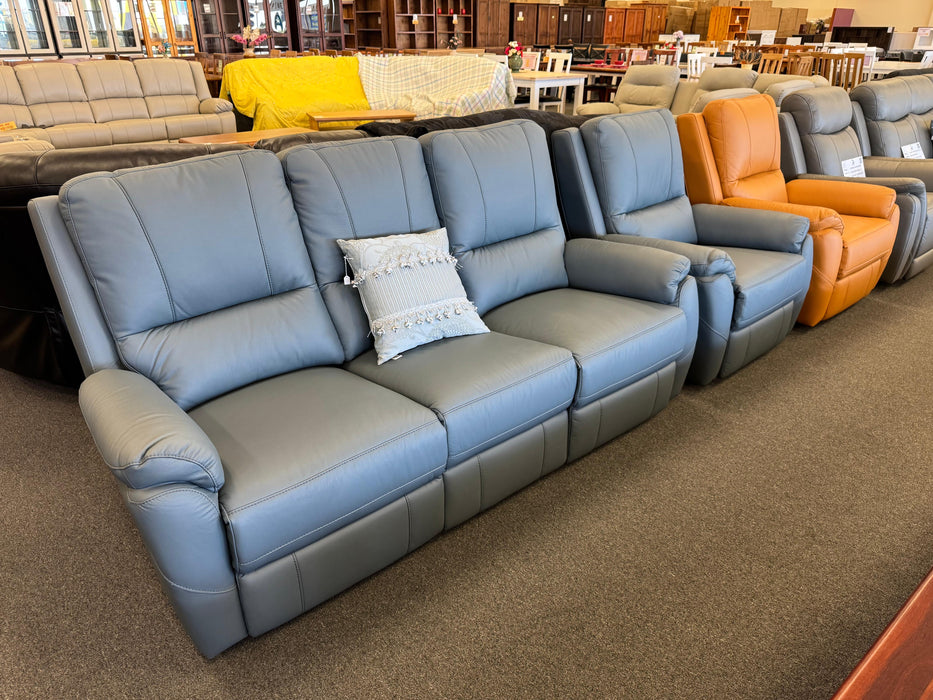 Kenmore Leather Electric Recliner Sofa
