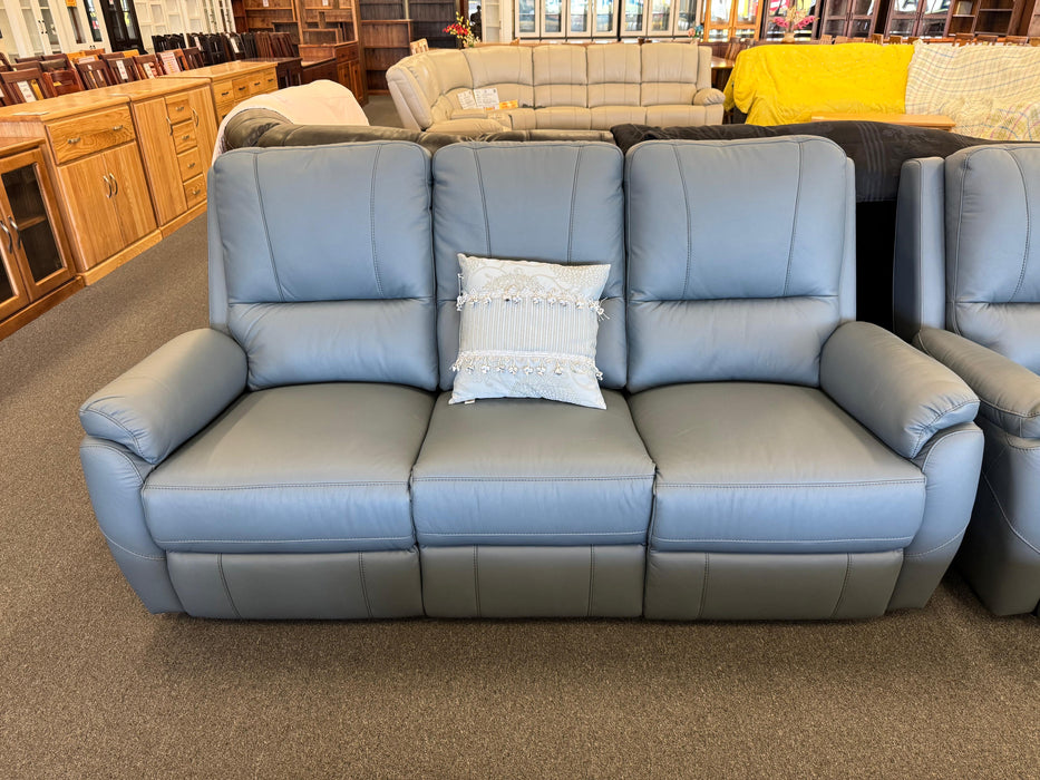 Kenmore Leather Electric Recliner Sofa