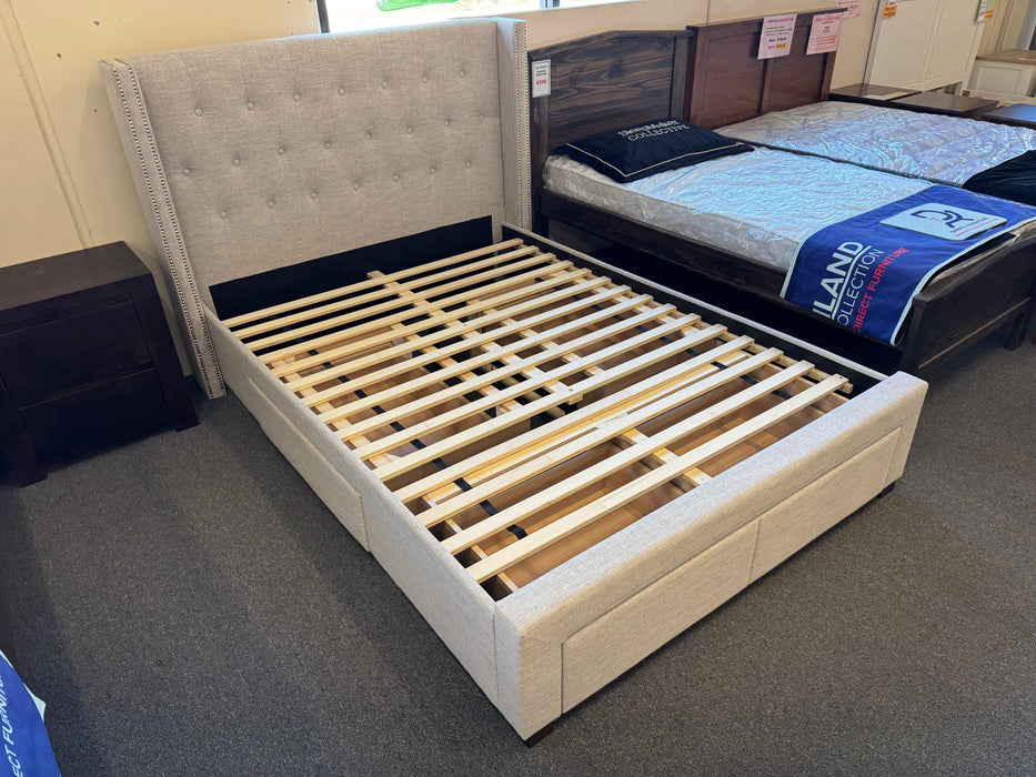 Kalista Fabric Double Bed