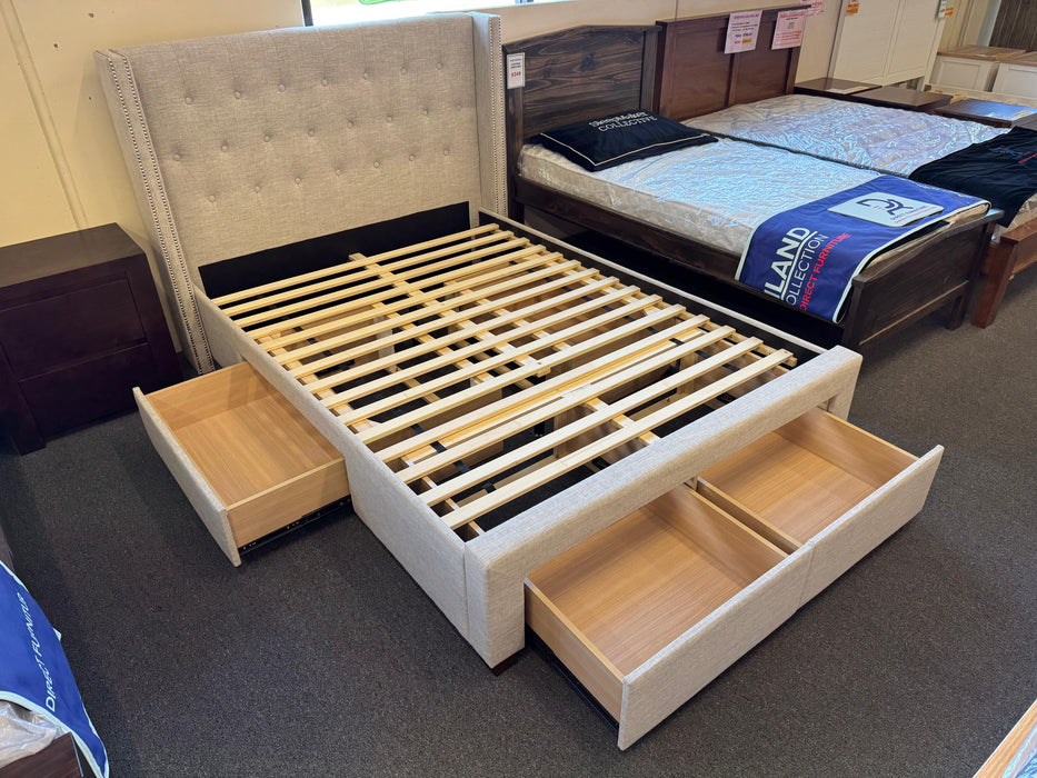 Kalista Fabric Double Bed