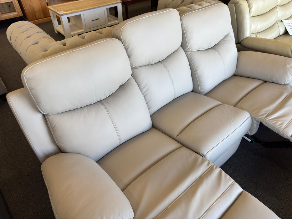 Warwick 3 Seater Leather Manual Recliner Sofa