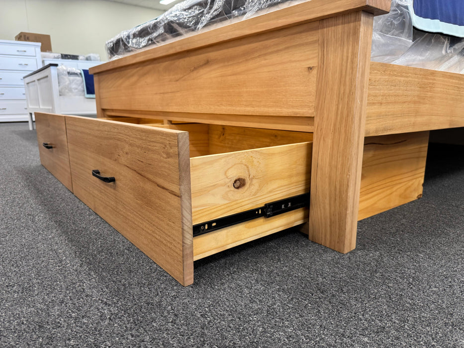 Lynton Queen Bed with Bedend Drawers