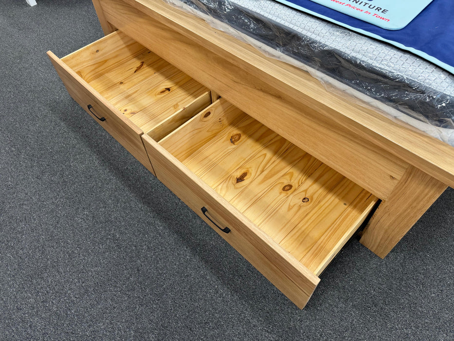 Lynton Queen Bed with Bedend Drawers