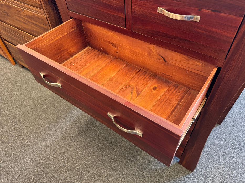 York Jarrah 5 Drw Chest