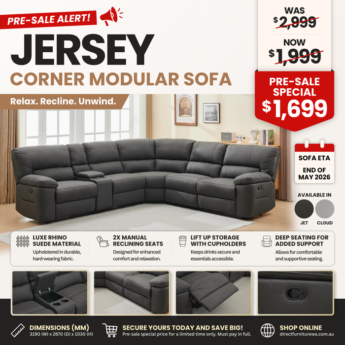 Jersey Corner Modular Sofa